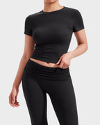 Women's 2-Piece Lounge Set: Tops & Flare Pants - view 11