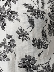 Men's Floral Print Pocket Short Sleeve Hawaiian Shirt