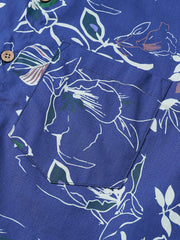 Men's Tropical Short Sleeve Beach Leisure Cotton Shirt