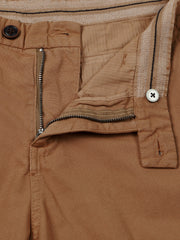 Men's Brown Casual Summer Breathable Cotton Shorts