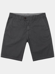 Men's Dark Grey Casual Summer Breathable Cotton Shorts