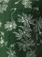 Men's Green Tropical Floral Print Casual Hawaiian Shirt