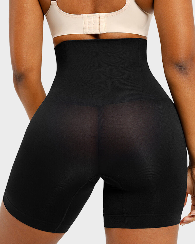 Comfort Seamless High-Waist Mid-Thigh Shaping Shorts - view 3