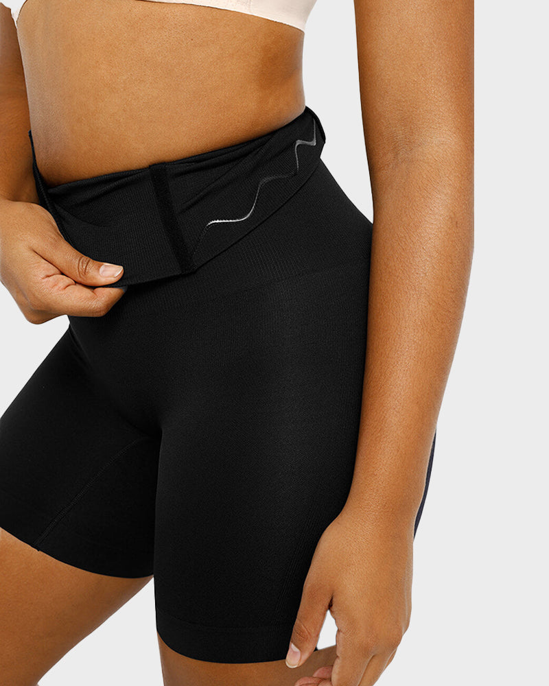 Comfort Seamless High-Waist Mid-Thigh Shaping Shorts - view 2