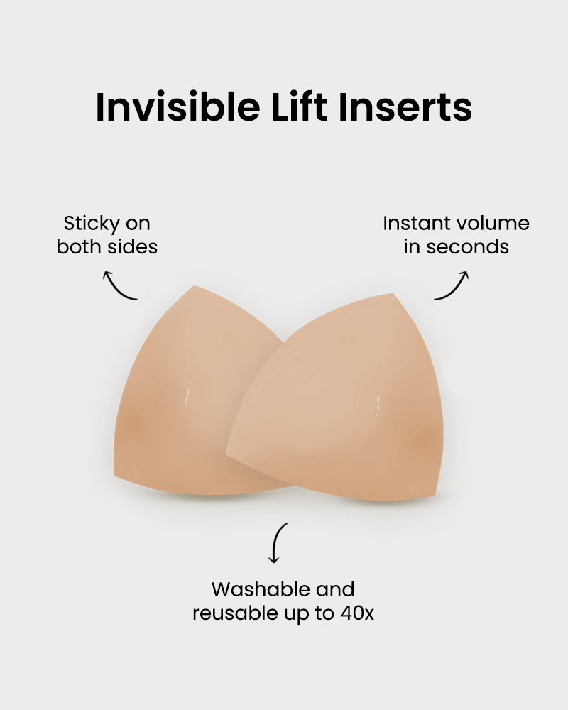 Double-Sided Adhesive Invisible Lift Inserts (2 Pairs) - view 4
