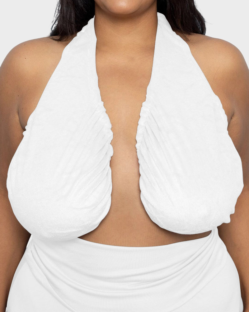 Towel Bra - Basic Cotton Lounge Bra - view 3
