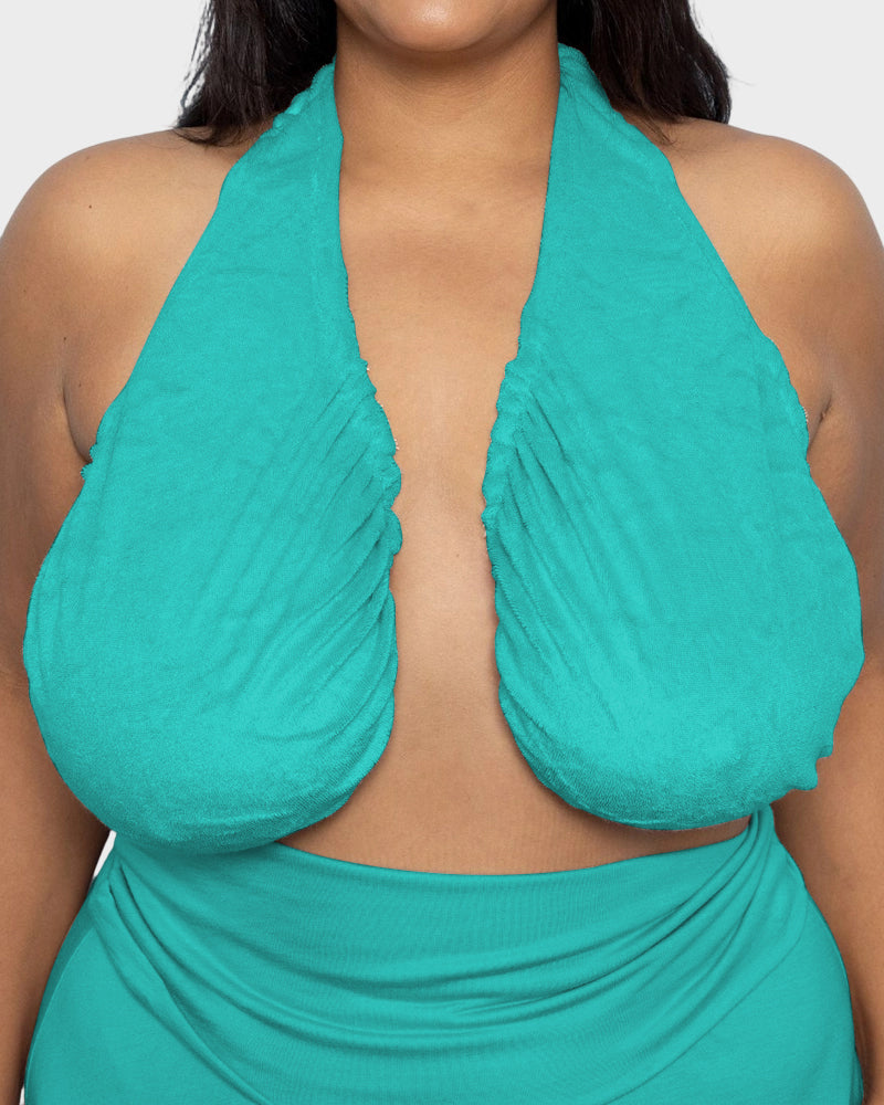 Towel Bra - Basic Cotton Lounge Bra - view 9