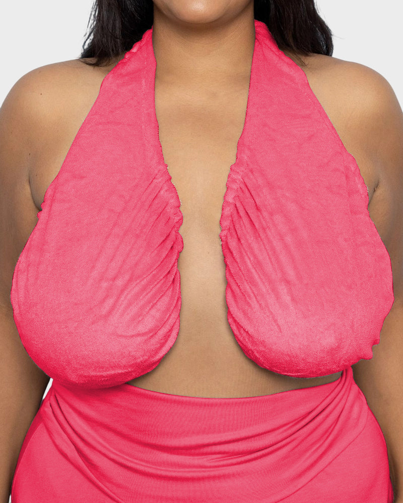 Towel Bra - Basic Cotton Lounge Bra - view 10
