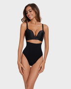Seamless High-Waisted Shaper Thong Panty - view 10