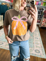 Polka Dot Pumpkin Tee