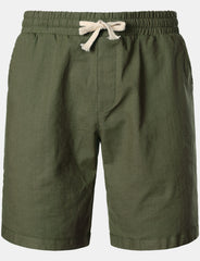 Men's Breathable Linen Cotton Casual Shorts