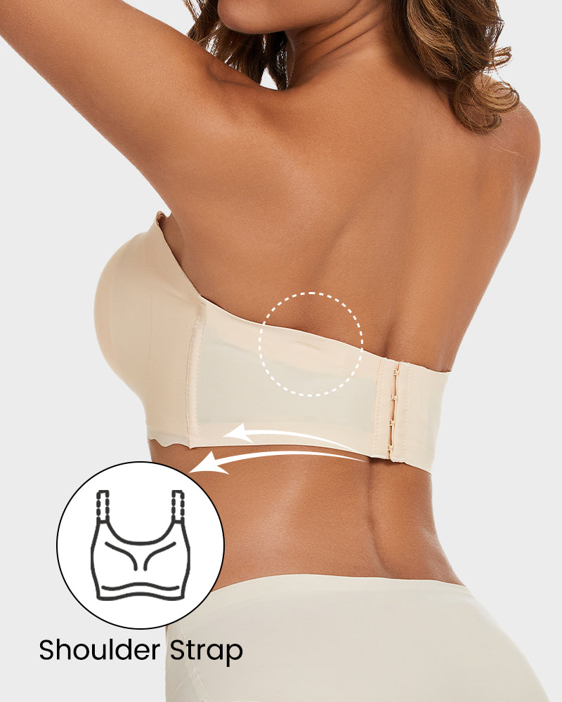 Strapless Invisible Push Up Bra - view 4