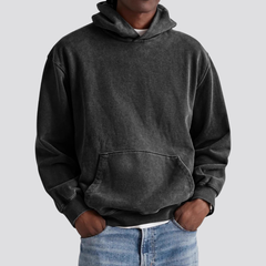 Men's 100% Cotton Washed Hoodie