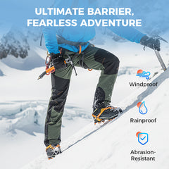 🌧️ Waterproof Protection, Warm Easy-Moving Fit | Outdoor Hiking Pants