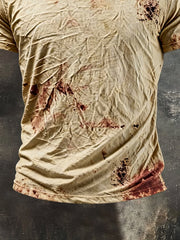 Men's Retro Splatter Paint Design Short-Sleeve T-Shirt