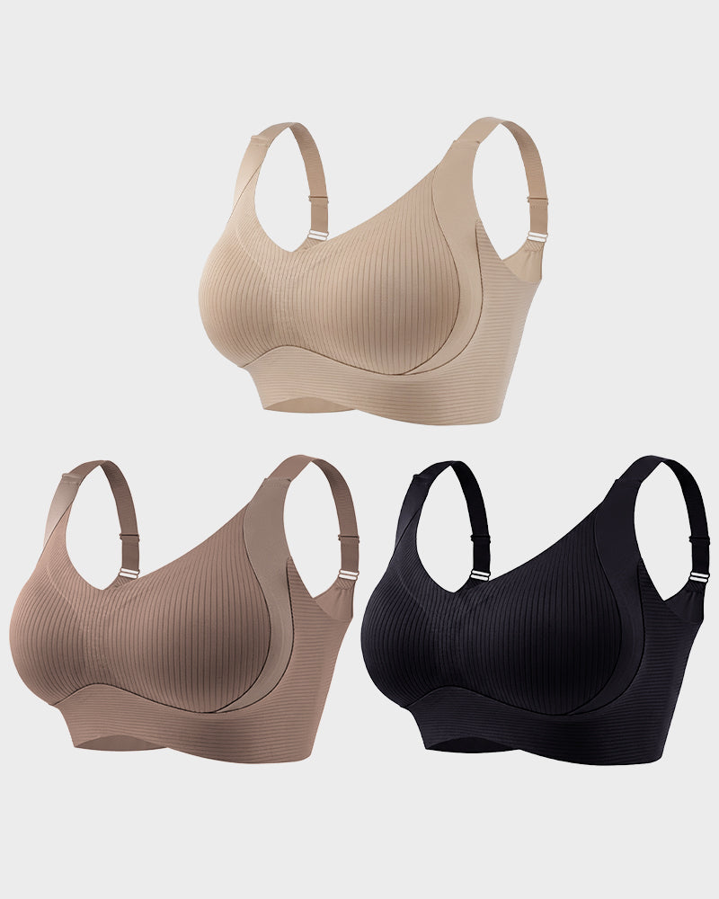 3-Pack Ribbed Everyday Lift Bra - view 27