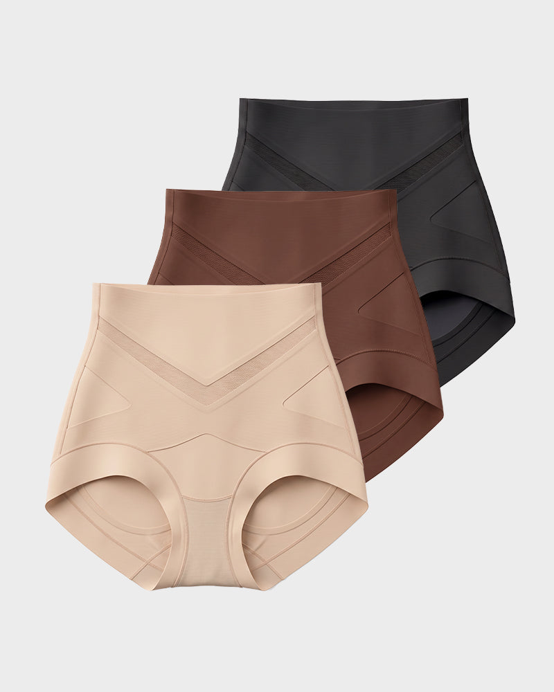 3-Pack V-Waist Tummy-Control Briefs - view 20