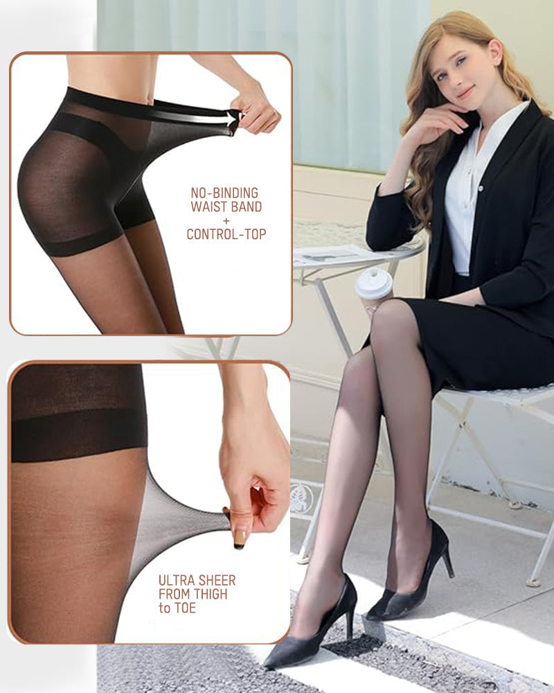 40D Run-Resistant Sheer Tights（5 Pack) - view 5