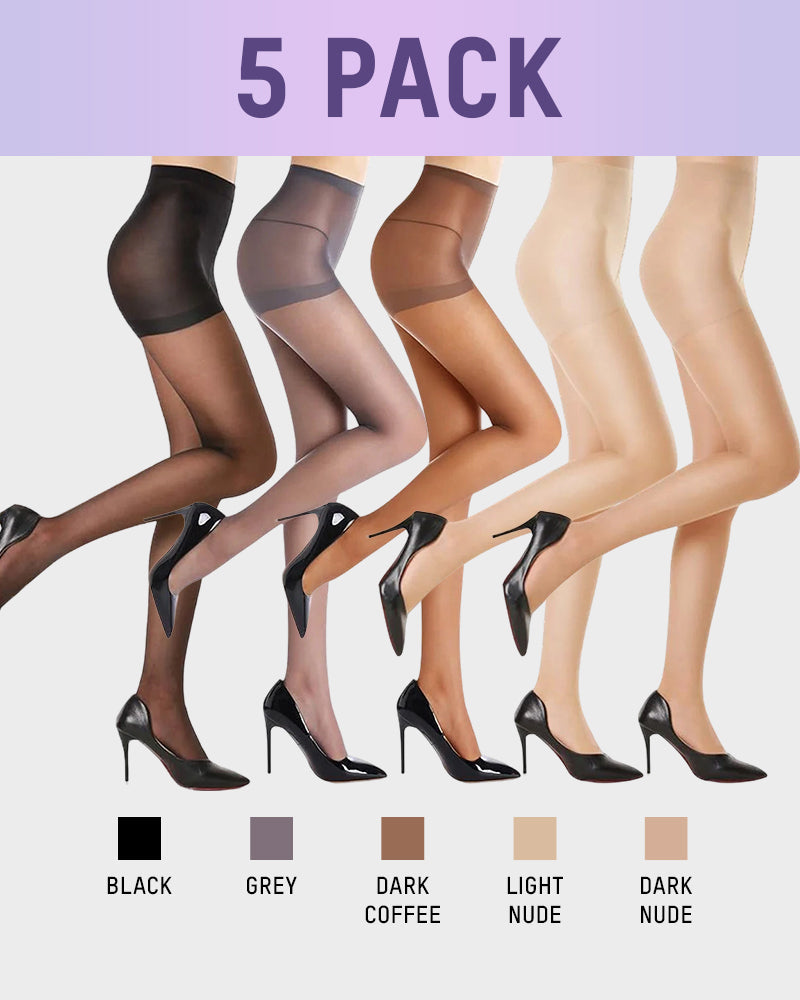 40D Run-Resistant Sheer Tights（5 Pack) - view 13