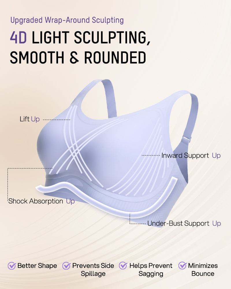 AirEase™ 4D Lift Wrap Sculpting Wire-Free Bra - view 8