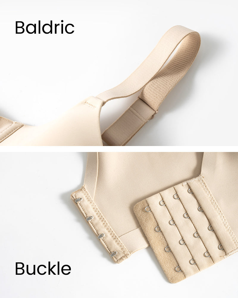 Back Smoothing Push-Up Plunge Bra - view 5