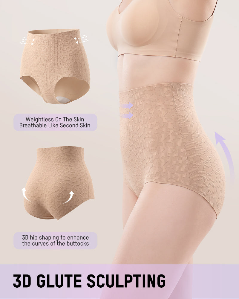 5-Pack High-Waisted Cross-Compression Shaping Briefs - view 4