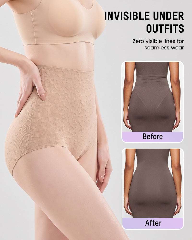 5-Pack High-Waisted Cross-Compression Shaping Briefs - view 5