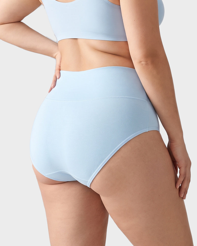 5-Pack High-Waisted Cotton Briefs - view 5