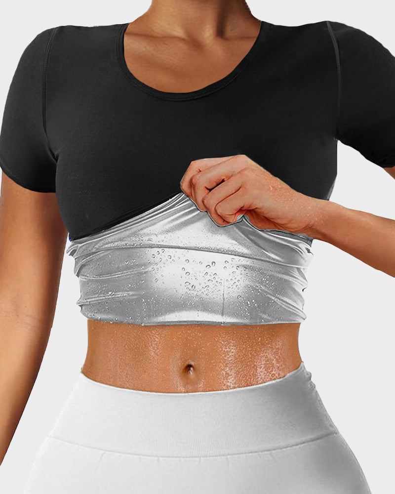 Short Sleeve Sauna Sweat Shirt - view 3