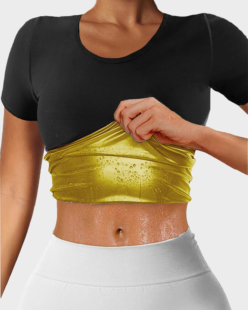 Short Sleeve Sauna Sweat Shirt - view 2