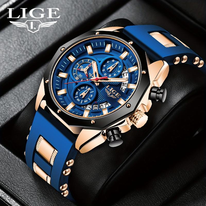 ⌚ LIMITED-TIME 50% OFF! 💦 Men's Outdoor Waterproof Sport Quartz Watch – Tough, Sleek, Reliable 🌲