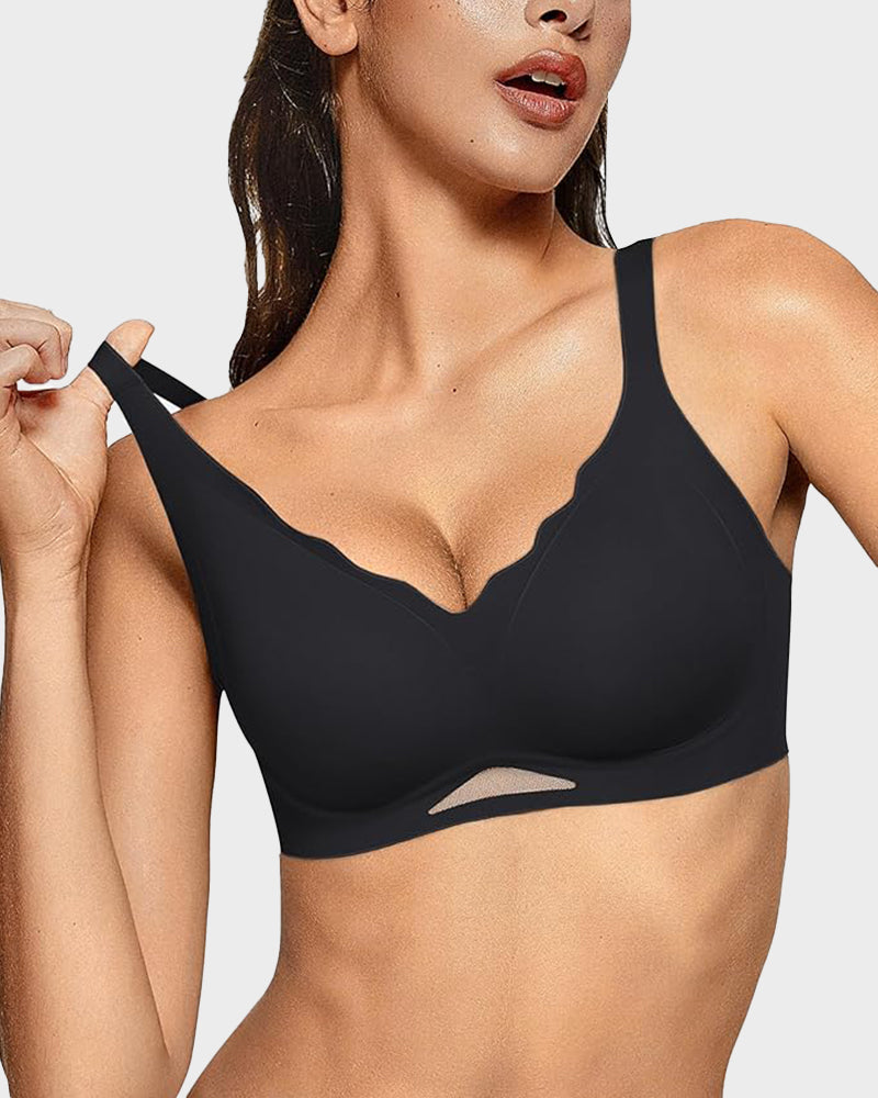 Seamless Soft Comfort Wireless Mesh Bra - view 5