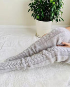 Warm Cable Knit Over-Knee Socks - view 3