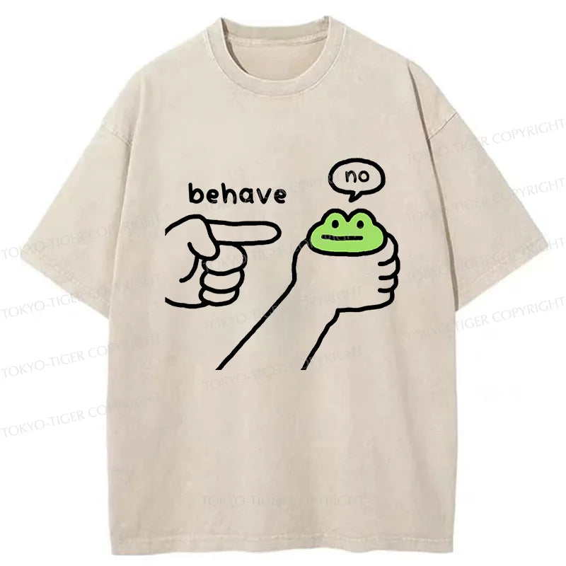Tokyo-Tiger Dishonest Frog Washed T-Shirt