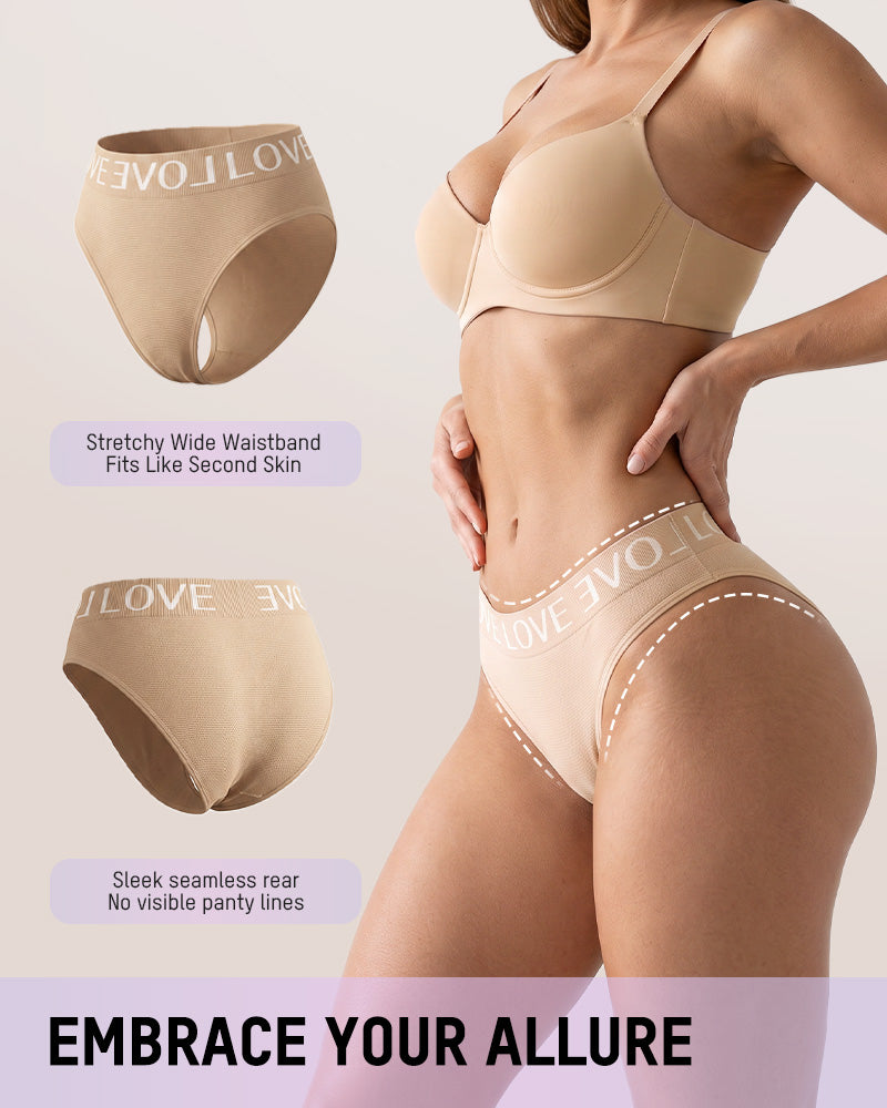 7-Pack Seamless High-Cut Panties - view 5