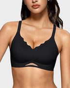 Seamless Soft Comfort Wireless Mesh Bra - view 4