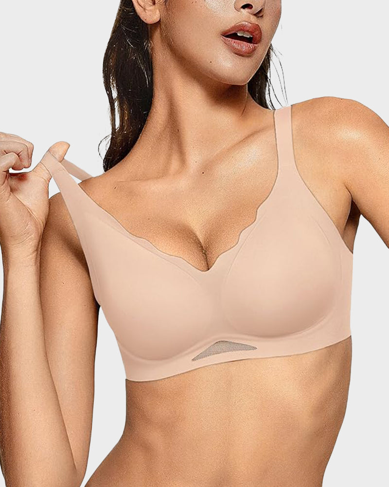 Seamless Soft Comfort Wireless Mesh Bra - view 8