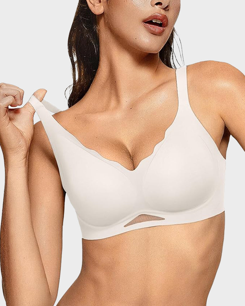 Seamless Soft Comfort Wireless Mesh Bra - view 2