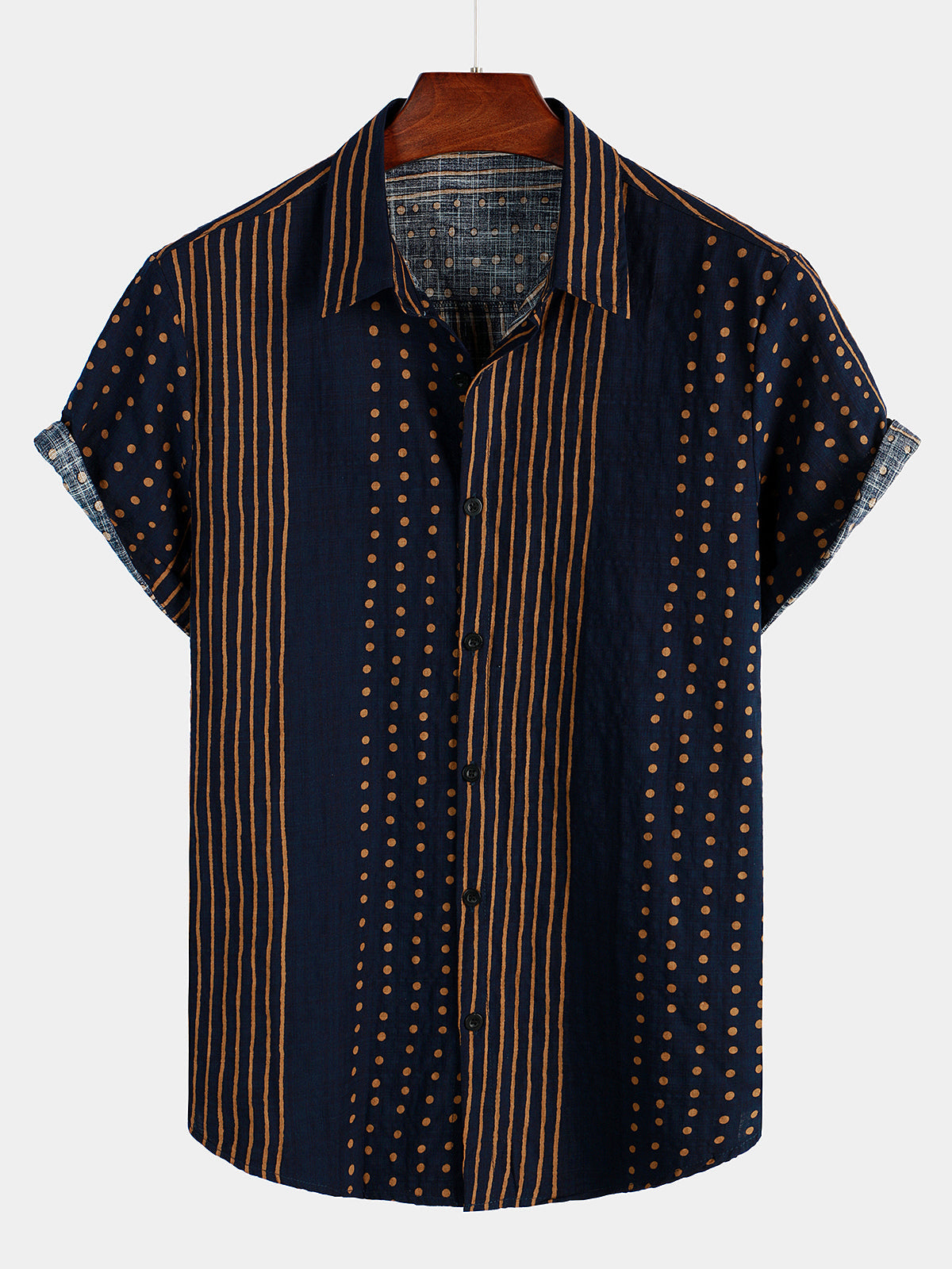 Men‘s Summer Tropical Short Sleeve Hawaiian Shirt