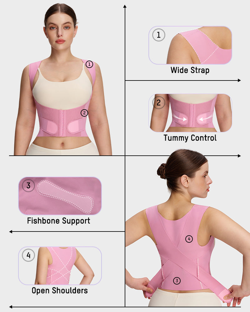Adjustable Posture Corrector Shaping Vest - view 4
