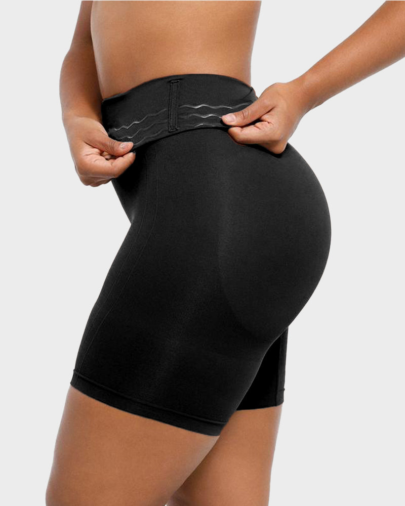 Anti-Roll High-Waist Sculpting Shorts - view 2