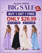 Backless Cami Dress Multipack