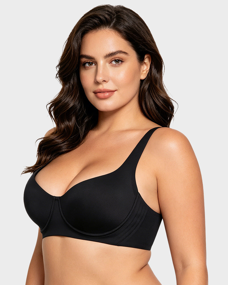 Bare-Edge™ Unlined Demi Bra with Jelly Gel - view 7