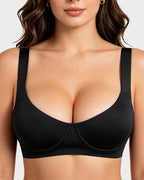 Bare-Edge™ Unlined Demi Bra with Jelly Gel - view 16