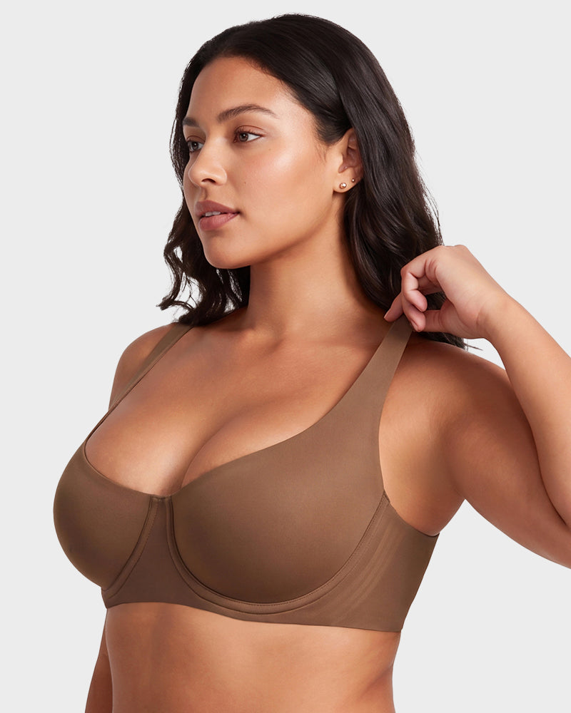 Bare-Edge™ Unlined Demi Bra with Jelly Gel - view 11