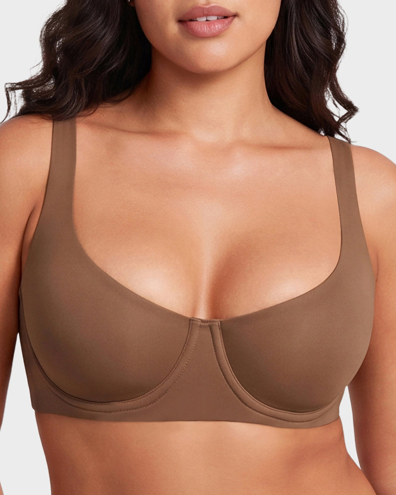 Bare-Edge™ Unlined Demi Bra with Jelly Gel - view 17