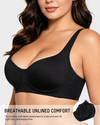 Bare-Edge™ Unlined Demi Bra with Jelly Gel - view 2