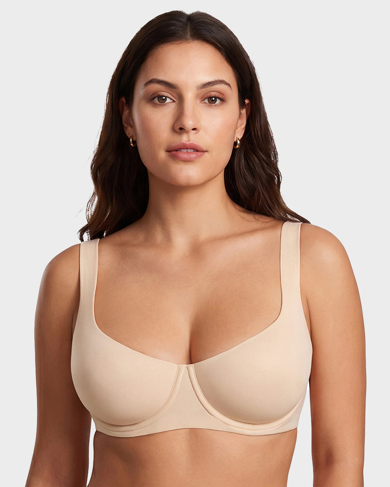 Bare-Edge™ Unlined Demi Bra with Jelly Gel - view 13