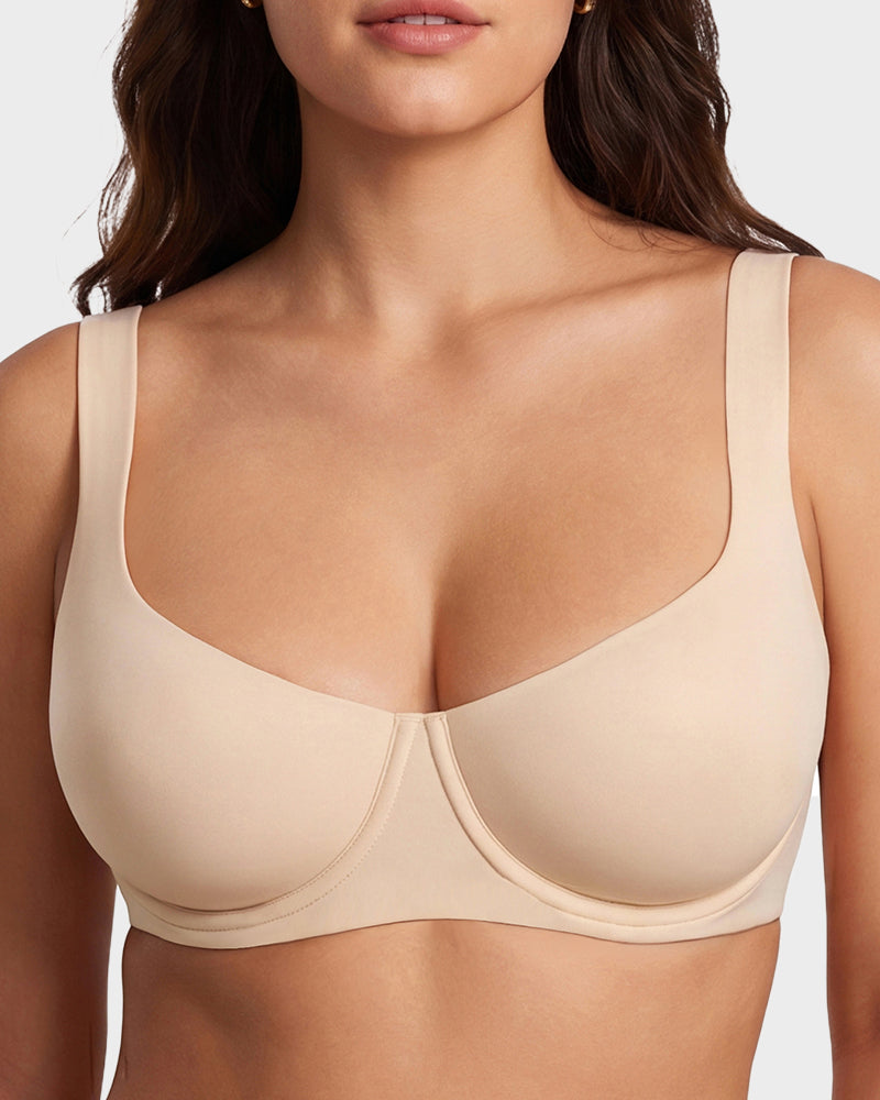 Bare-Edge™ Unlined Demi Bra with Jelly Gel - view 18
