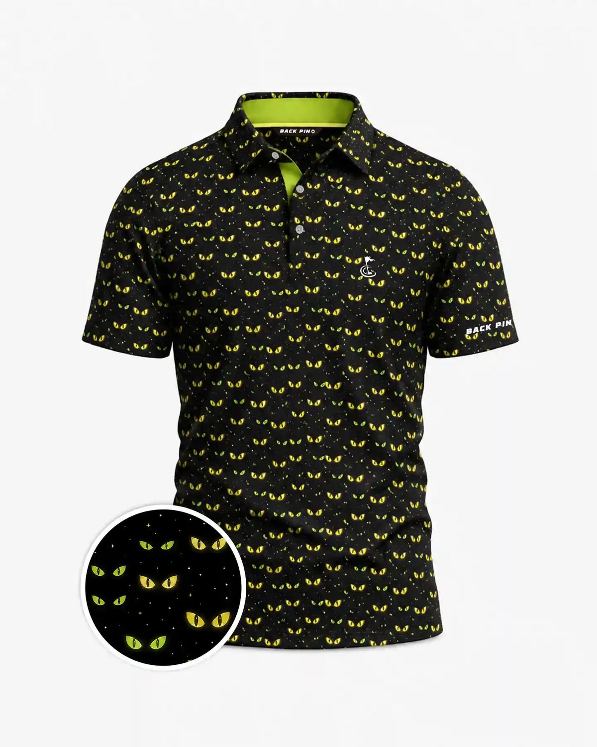 Black Cat Eyes Polo